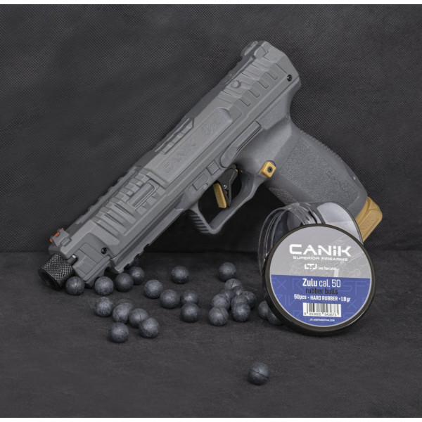 Canik Rival Competition CO2 Silver/Gold, précision de compétition