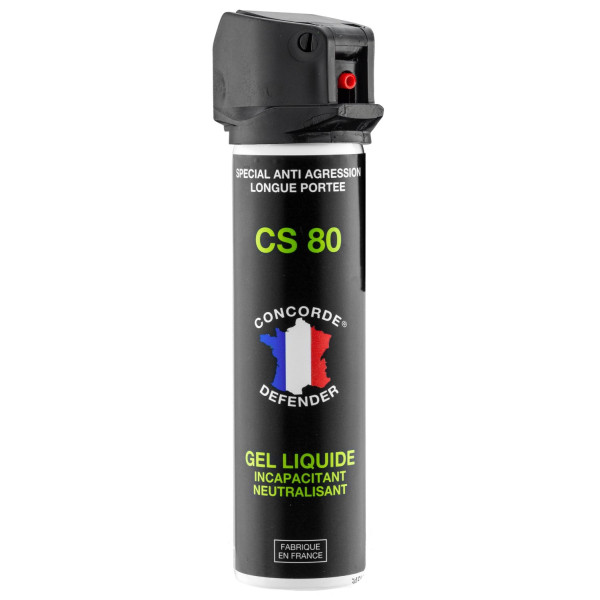 Gel lacrymogène CS 80 Concorde Defender 75 ml – précis
