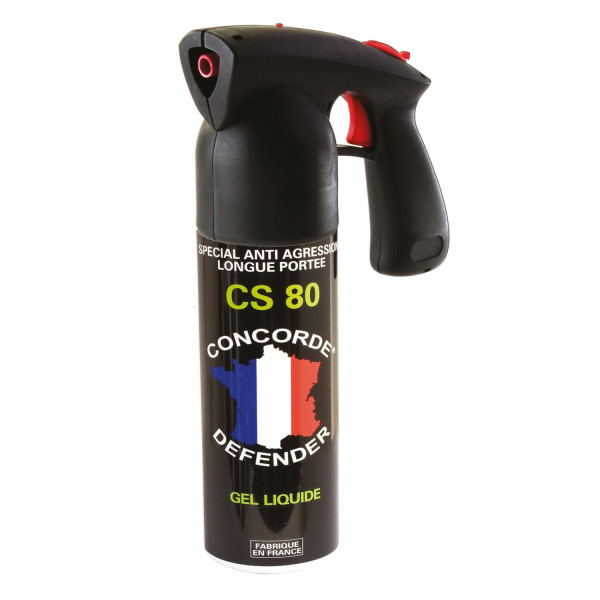 Aérosol gel CS 300 ml Concorde Defender avec poignée
