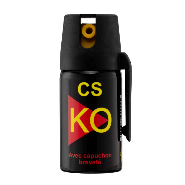 Pepper KO Spray CS Jet 40 ml – Défense lacrymogène précise