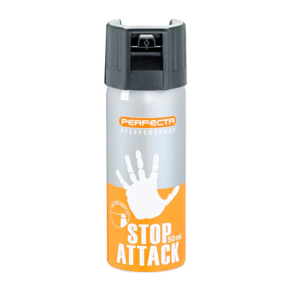 Bombe gel poivre anti-agression animale Perfecta Stop Attack 50 ml