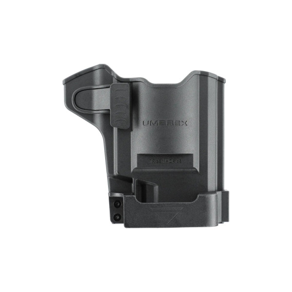 Holster paddle polymère T4E pour révolver TR68 avec rétention bouton et emplacement barillet