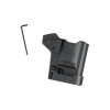 Holster paddle polymère T4E pour révolver TR68 avec rétention bouton et emplacement barillet