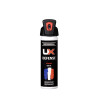 Bombe lacrymogène gaz poivre UX Performance Pro 100 ml poignée noire