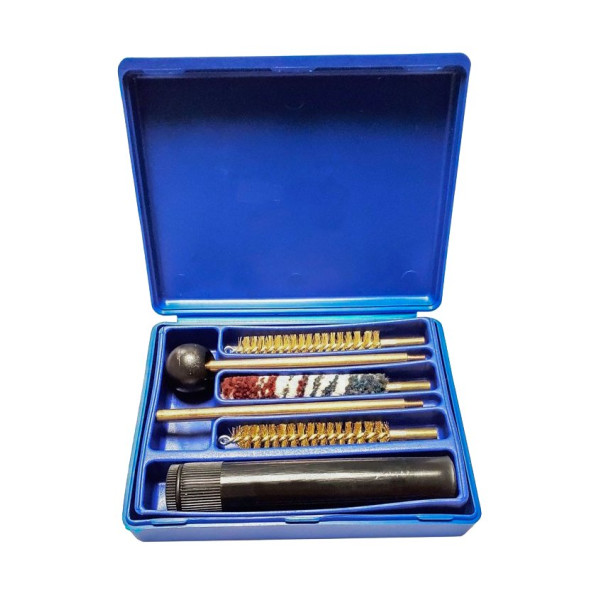 Kit de nettoyage Megaline calibre 22 pour arme de poing laiton bleu