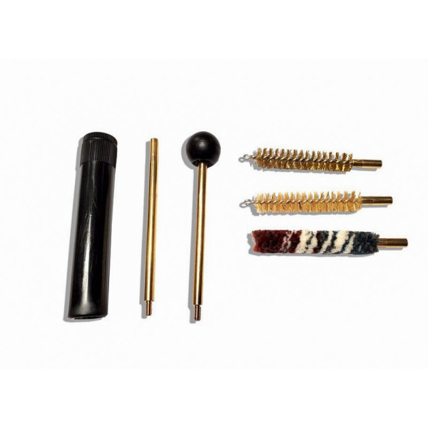 Kit de nettoyage calibre 9 mm pour arme de poing Megaline Bleu Laiton