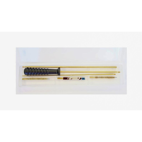 Kit de nettoyage calibre 9.5 mm avec carabine laiton transparente Megaline